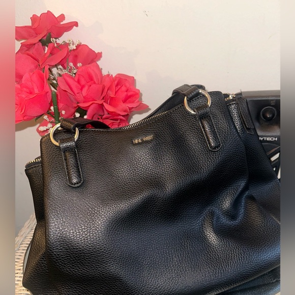 Nine West Black Leather Purse - Picture 1 of 5